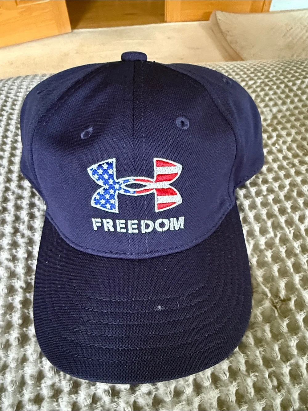 Under Armour Navy Cap with Patriotic Logo